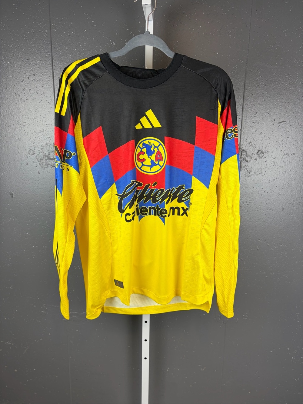 Adidas Club America 25/26 Long Sleeve Home Authentic Jersey SZ Medium NWT